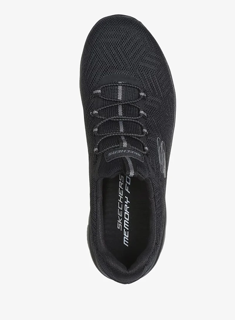 سكيتشرز أحذية رياضية نسائية سهلة الارتداء بنسيج مميز - سوميتس