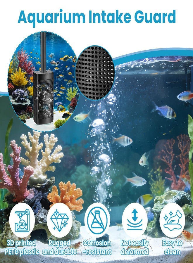 واقي مدخل فلتر حوض السمك ETZ، ملحقات حوض السمك، واقي مدخل قابل للفصل لفلتر حوض السمك Fluval FX2/FX4/FX6، فلتر حوض السمك يحمي الحياة المائية - Image 5