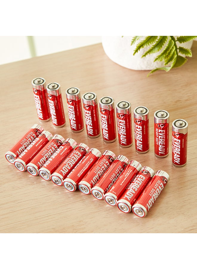 Eveready مجموعة بطاريات AA شديدة التحمل مكونة من 20 قطعة بمقاس 12 × 18 × 11 سم - Image 2
