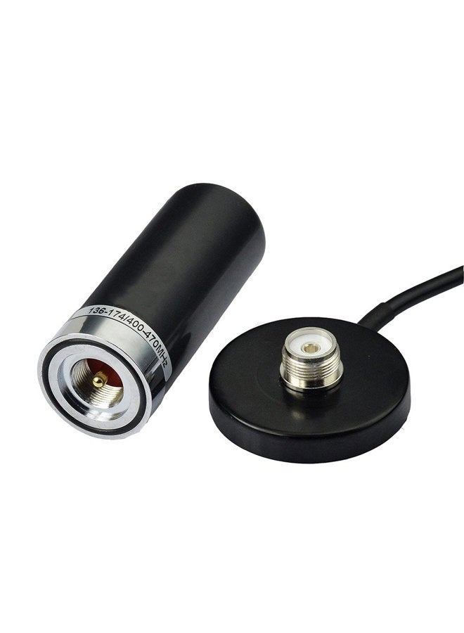 TengKo HH-N2RS Dual Band Antenna UHF VHF 400-470 136-174MHZ and SO239 Mount Magnetic Base UHF PL-259 Antenna Cable Roof or Trunk for Mobile Radios PL259 Connector - Image 4