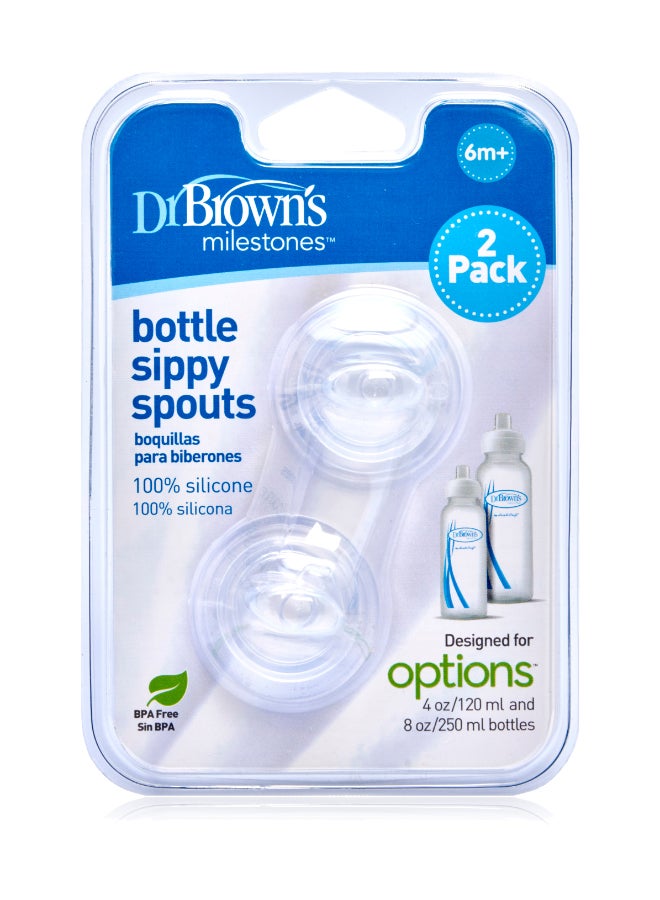 Dr. Brown’s Options Plus Narrow Estrecho Bottle Teat, Pack Of 2 - Image 2