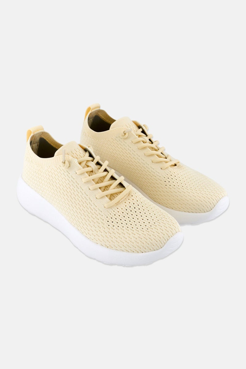 RBX Women Lace Up Outdoor Shoes, Beige - Image 1