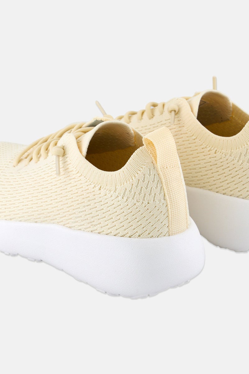 RBX Women Lace Up Outdoor Shoes, Beige - Image 2