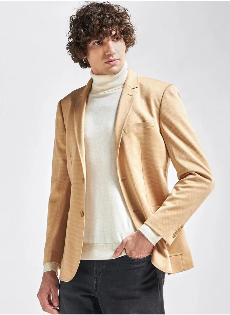 FAV Textured Slim Fit Blazer