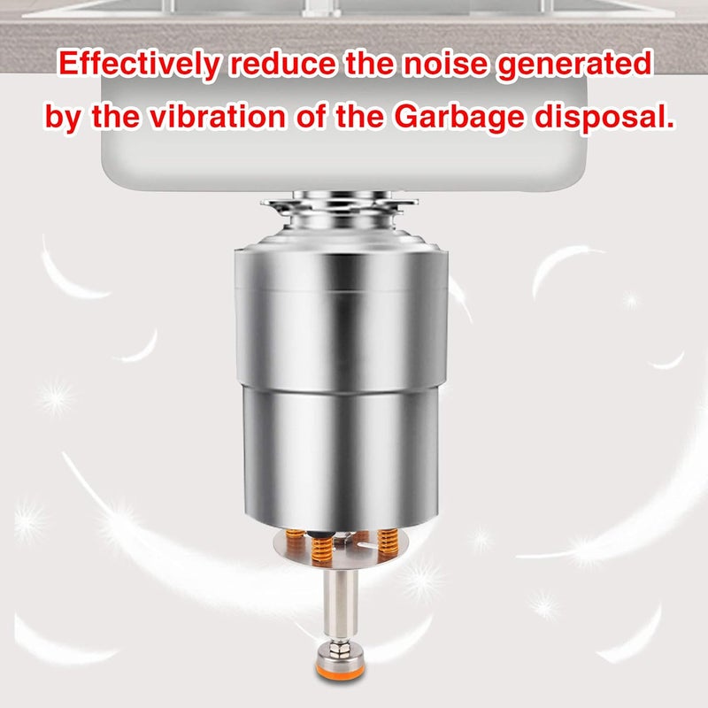 TYESTAND KT-4 Garbage Disposal Shock Absorber support brackets Noise Reduction installation kit (5.51-7.87 inches （14-20cm）) - Image 2