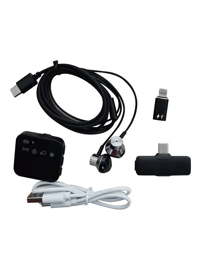 Mini Wireless Lavalier Microphone 360° Omnidirectional Lapel Mic Noise Reduction Compatible with Type-C Android Smartphone Tablet for YouTube Facebook Live Streaming Video Recording  - Image 2
