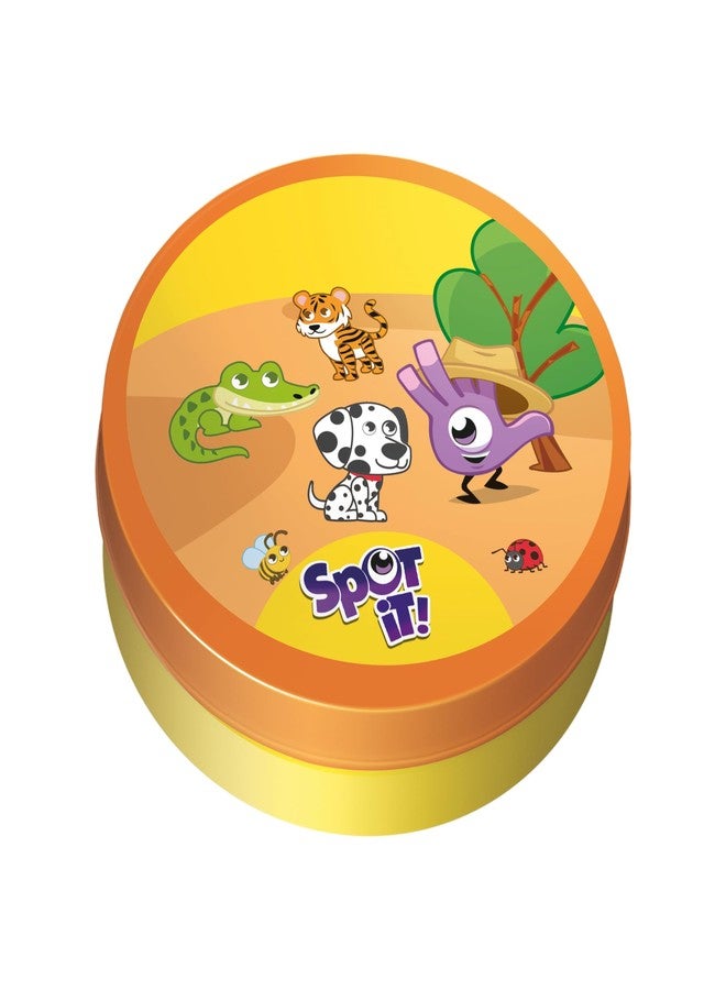 Asmodee Spot It! Animals (2024 Refresh) - Eco-Blister Edition, 5-in-1 Visual Perception Game for Quick Reflexes and Family Fun, Ages 4+, 2-8 Players, 15 Minute Playtime - Image 3
