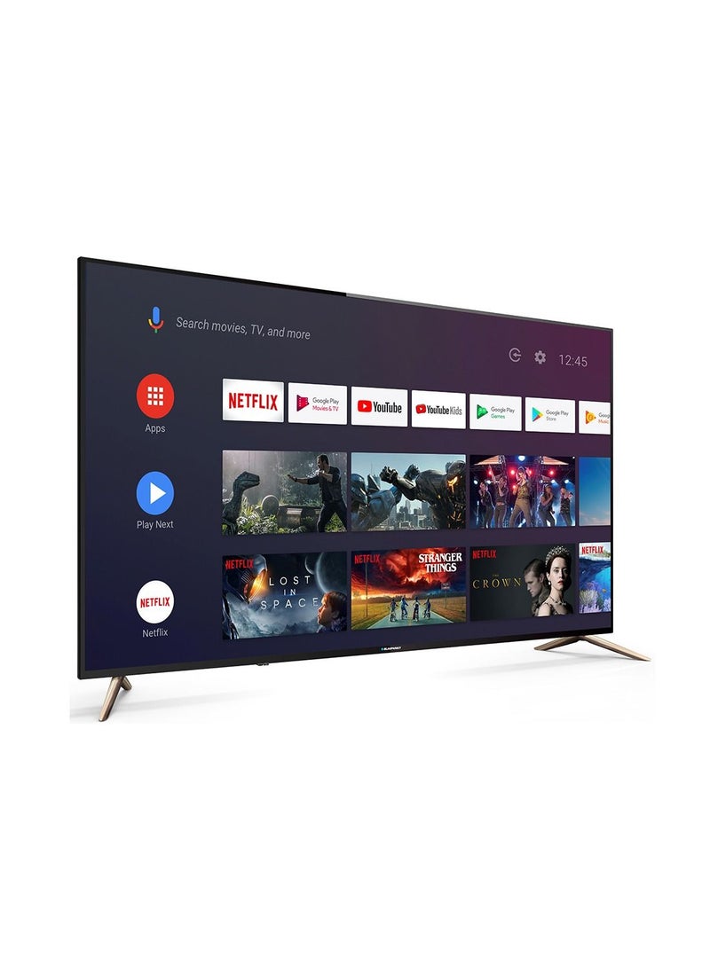 Blaupunkt - 58-Inch 4K UHD Android Smart TV, Black, HDR10, German Technology, Netflix, Amazon Prime Video, YouTube, Google Chromecast, Google Assistant 58UN265D - Image 1