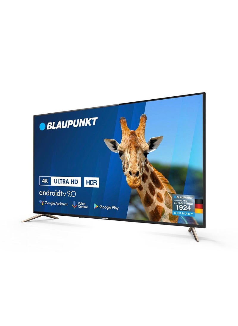 Blaupunkt - 58-Inch 4K UHD Android Smart TV, Black, HDR10, German Technology, Netflix, Amazon Prime Video, YouTube, Google Chromecast, Google Assistant 58UN265D - Image 1