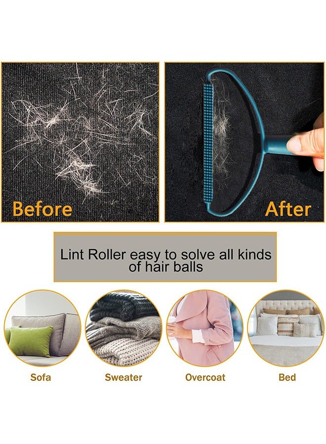 Beauenty 2 Pcs Portable Lint Remover, Reusable Clothes Fabric Shaver Hair Remover Hairball Lint Shaver Carpet Scraper, Lint Roller Cleaner for Removing Pet Hair Dust in Clothes Fuzz Carpets Bed Blankets and Furniture - Image 3