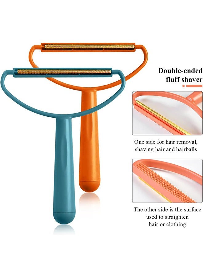 Beauenty 2 Pcs Portable Lint Remover, Reusable Clothes Fabric Shaver Hair Remover Hairball Lint Shaver Carpet Scraper, Lint Roller Cleaner for Removing Pet Hair Dust in Clothes Fuzz Carpets Bed Blankets and Furniture - Image 5