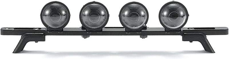 كلاراكو طقم إضاءة معدني دائري لسيارات التحكم عن بعد الزاحفة، 4 مصابيح LED، مناسب لسيارات AXIAL SCX24 والشاحنات، قطع غيار وإكسسوارات يمكنك تركيبها بنفسك - Image 3