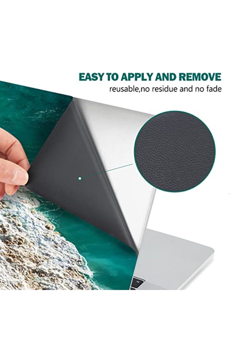 AIMSA ALAYRA Laptop Skin Sticker Decal, 12 13 13.3 14 15 15.4 15.6 inch Laptop Art Decal Protector Notebook Netbook PC 15.6" Universal Vinyl Cover, Sea Beach - Image 3