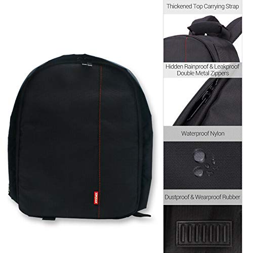 winvin Waterproof SLR/DSLR Camera Backpack Shoulder Bag Travel Case For Canon Nikon Sony Digital Lens Medium - Image 4