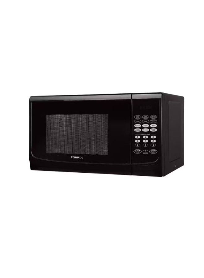 TORNADO Microwave Solo 28 Liter 900 Watt 6 Menus Black TMD-28S-BK