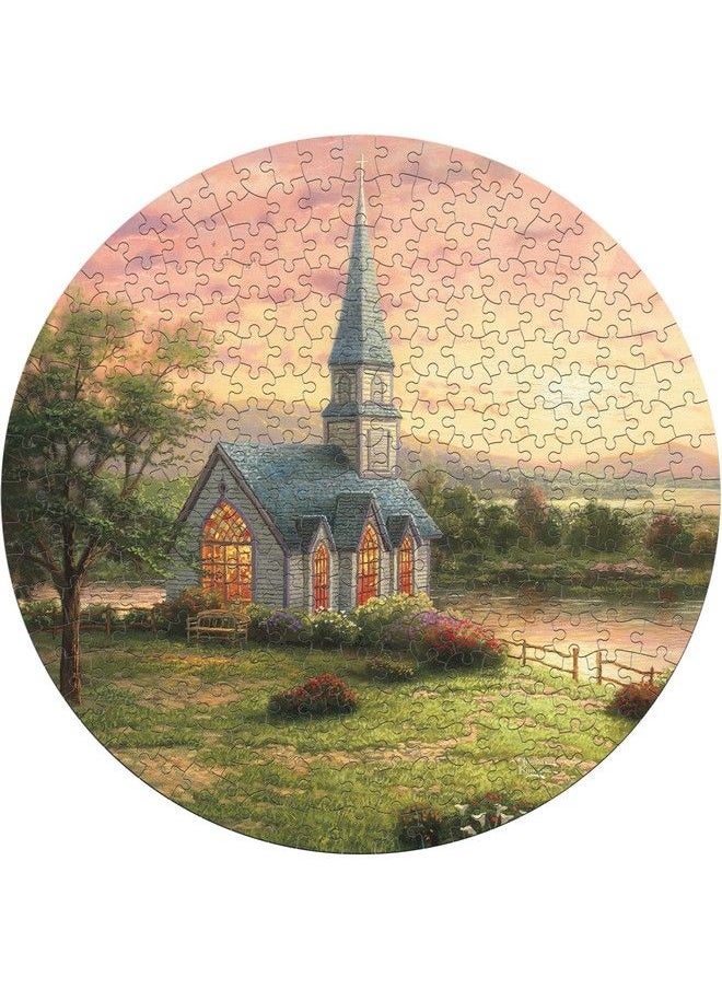 Ceaco 8 In 1 Multipack Thomas Kinkade (2) Round 300 Piece (4) 550 Piece (1) 750 Piece (1) 1000 Piece Jigsaw Puzzles  - Image 4