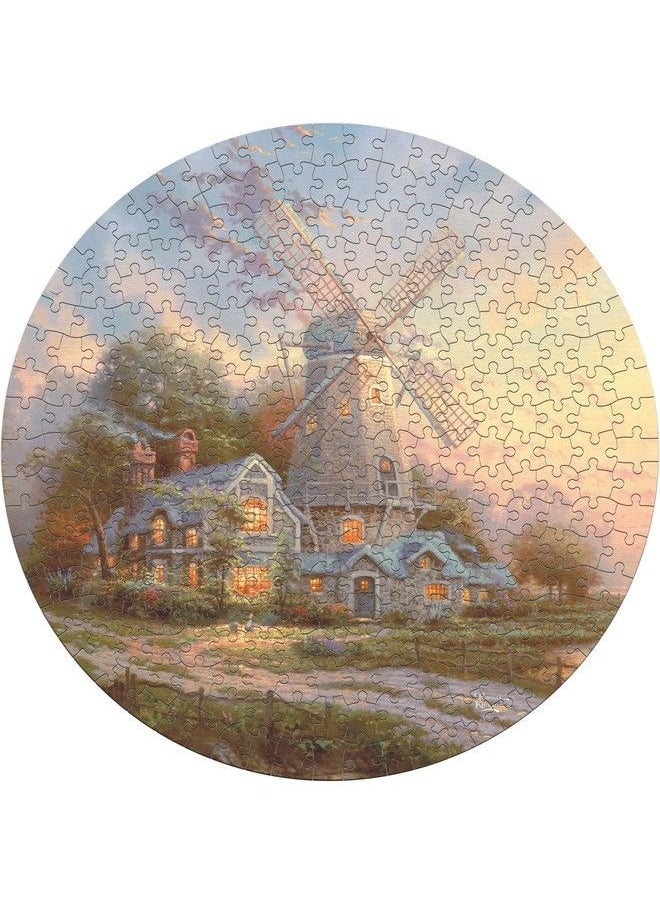 Ceaco 8 In 1 Multipack Thomas Kinkade (2) Round 300 Piece (4) 550 Piece (1) 750 Piece (1) 1000 Piece Jigsaw Puzzles  - Image 3