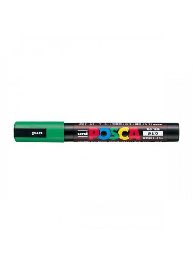 Uni Posca Medium Marker, Green (PC5M.6), 1 Count (Pack of 1)