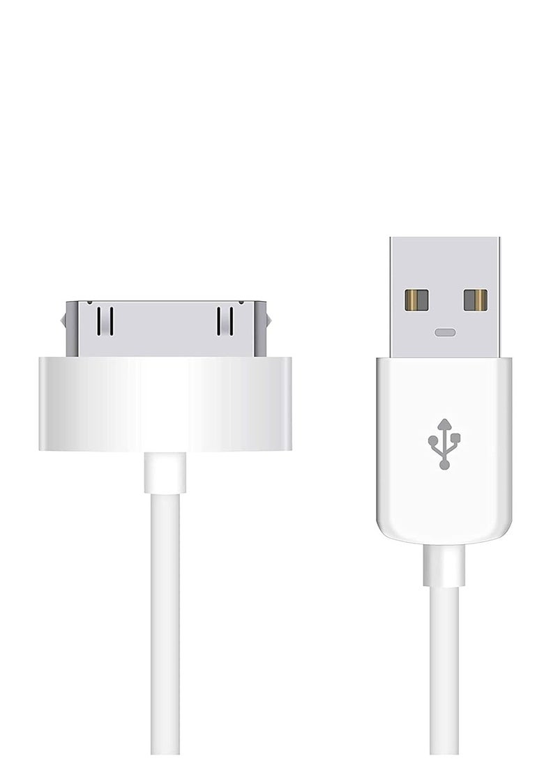 PROMASS USB Data Sync Charging Cable For Apple iPad iPhone iPod White - Image 3