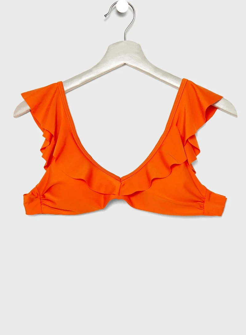 Coconut Cove Ruffle Detail Bikini Set
