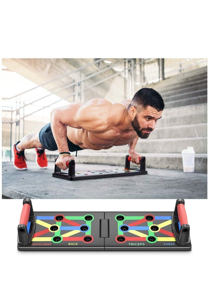 Generic 12 In 1 Multi-Function Push Up Training Board For Home Workouts With Carrying Bag  - Image 3