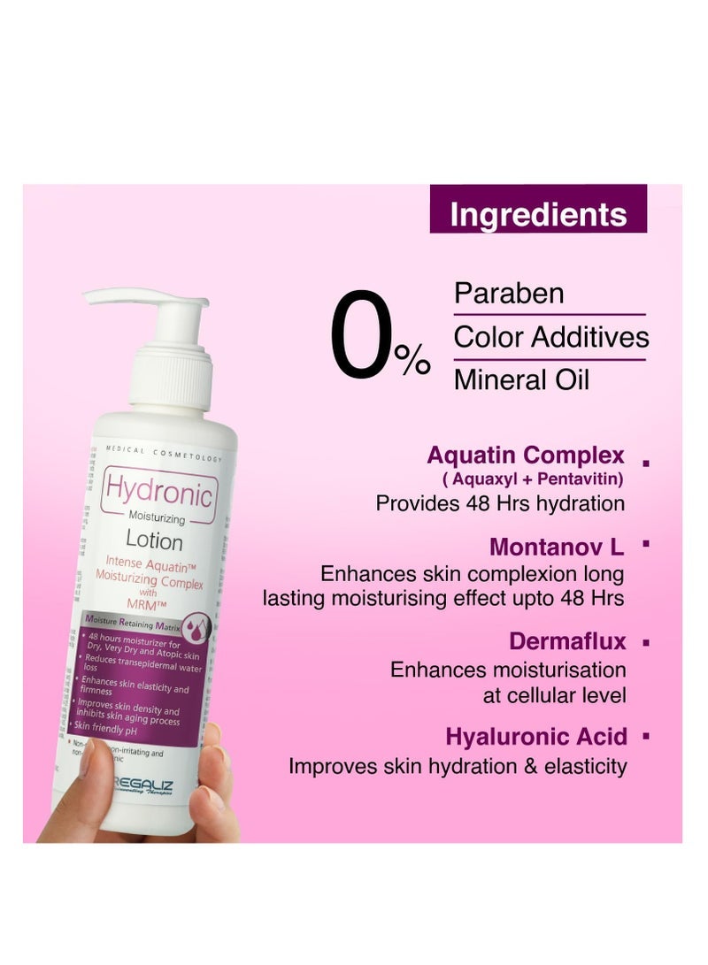 Regaliz Hydronic Moisturizing Lotion 200ml | Hydration for Soft, Smooth Skin - Image 4