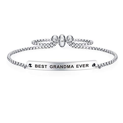 SOUSYOKYO Grandma Bracelet, Grandma Mother's Day Birthday Jewelry for Grandmother, Grandma Present from Grandchild - Image 1