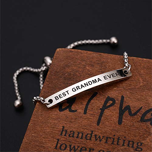 SOUSYOKYO Grandma Bracelet, Grandma Mother's Day Birthday Jewelry for Grandmother, Grandma Present from Grandchild - Image 4