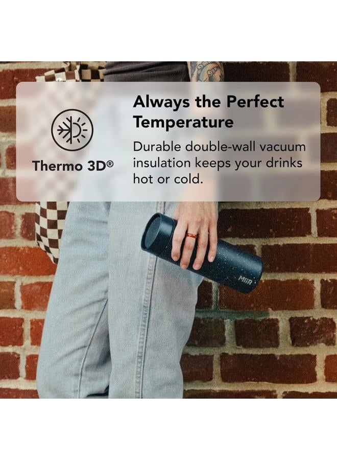 MiiR 360 Traveler, Stainless Steel Double-Wall Vacuum Insulated Tumbler - Leakproof 360 Lid for Easy Sipping on the Go; Perfect for Hot & Cold Drinks - Image 3