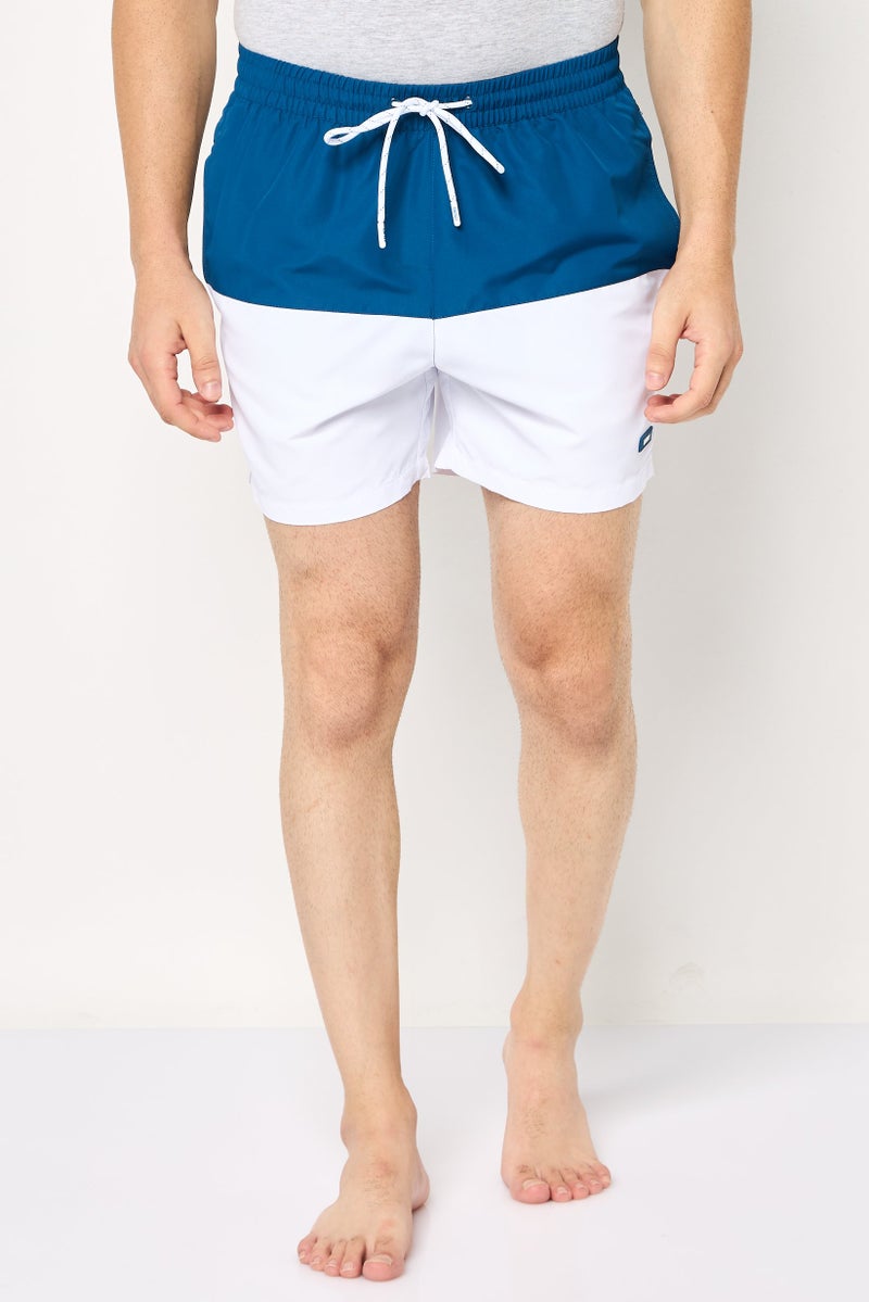 DKNY Men Brand Logo Board Shorts, Multicolor - Image 1