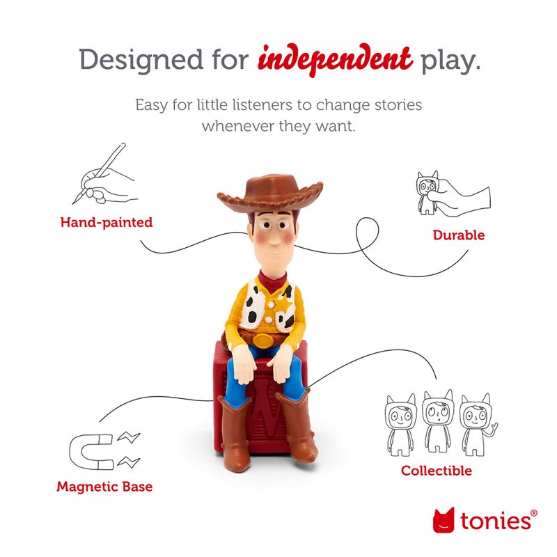Tonies Tonies Woody Audio Toy Figurine from Disney and Pixar's Toy Story  - Image 2