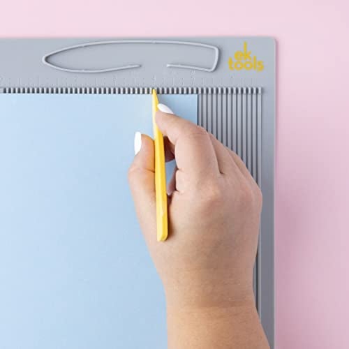EK Tools Mini Scoring Board, 7.5"x9.75", with Bone Folder, Scoreboard for Paper Crafting, Make Envelopes, Cards, Precision Photos, and More - Image 5