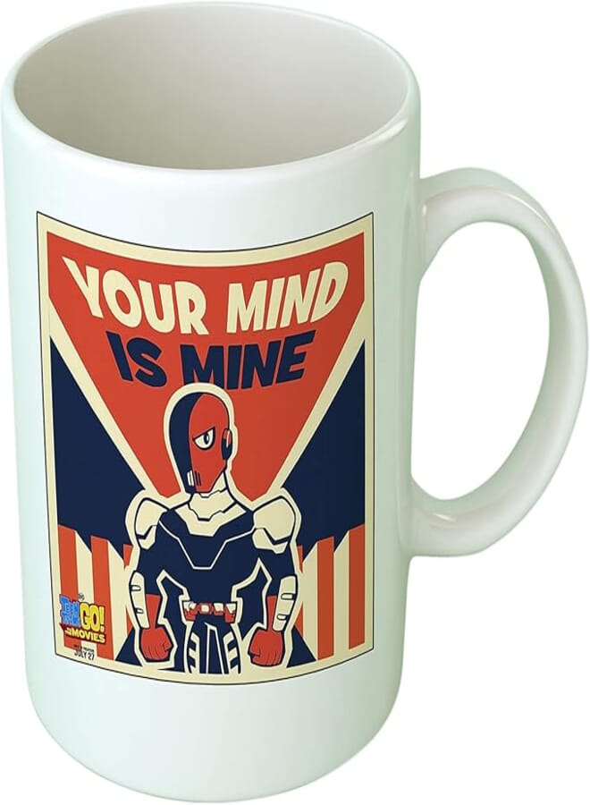 Upteetude Teen Titans Go! To the Movies Ceramic Mug, White