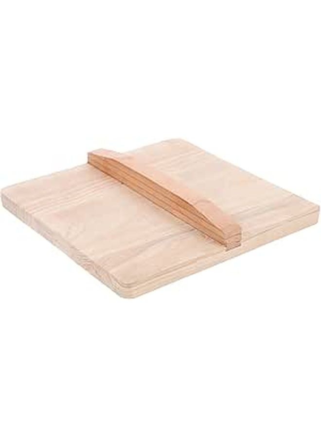 Handcrafted Cedar Wood Dustproof Lid For Japanese Tamagoyaki Pan 20x20cm - Image 1