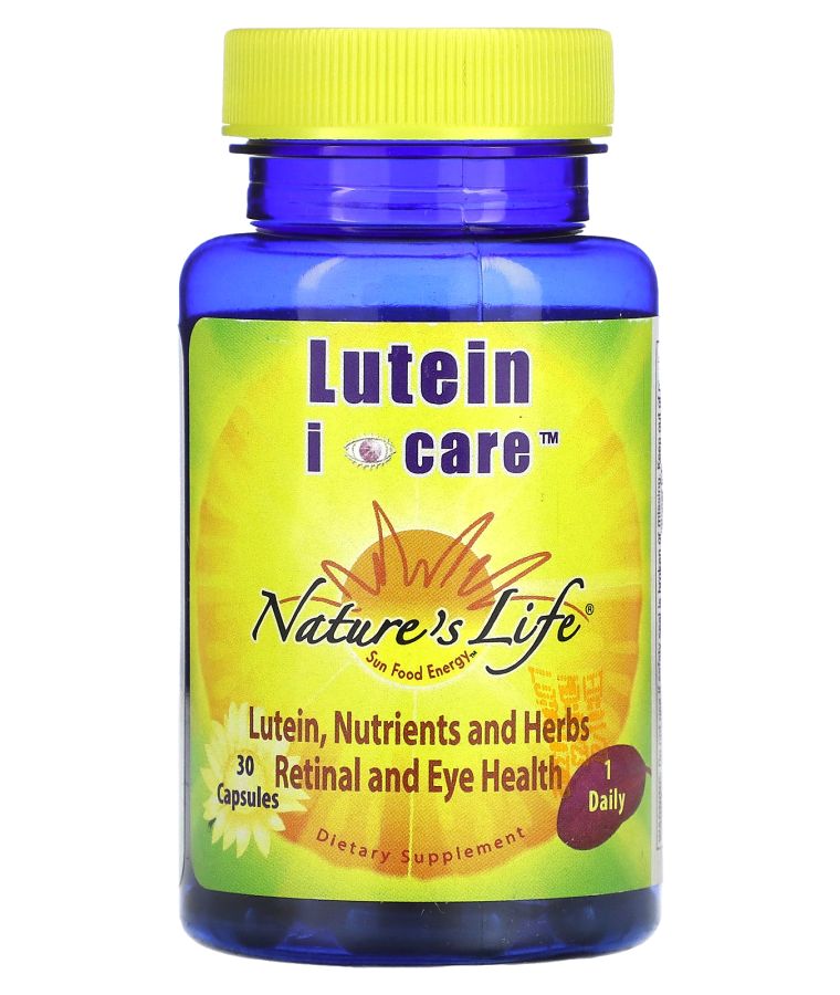Nature's Life Lutein I Care 30 Capsules