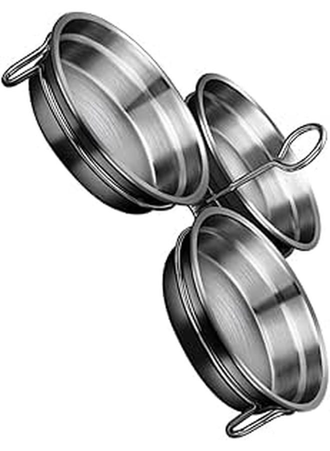 Stainless Steel Heart Shaped Egg Poacher Pan Nonstick Poached Eggs Cooker - Image 1