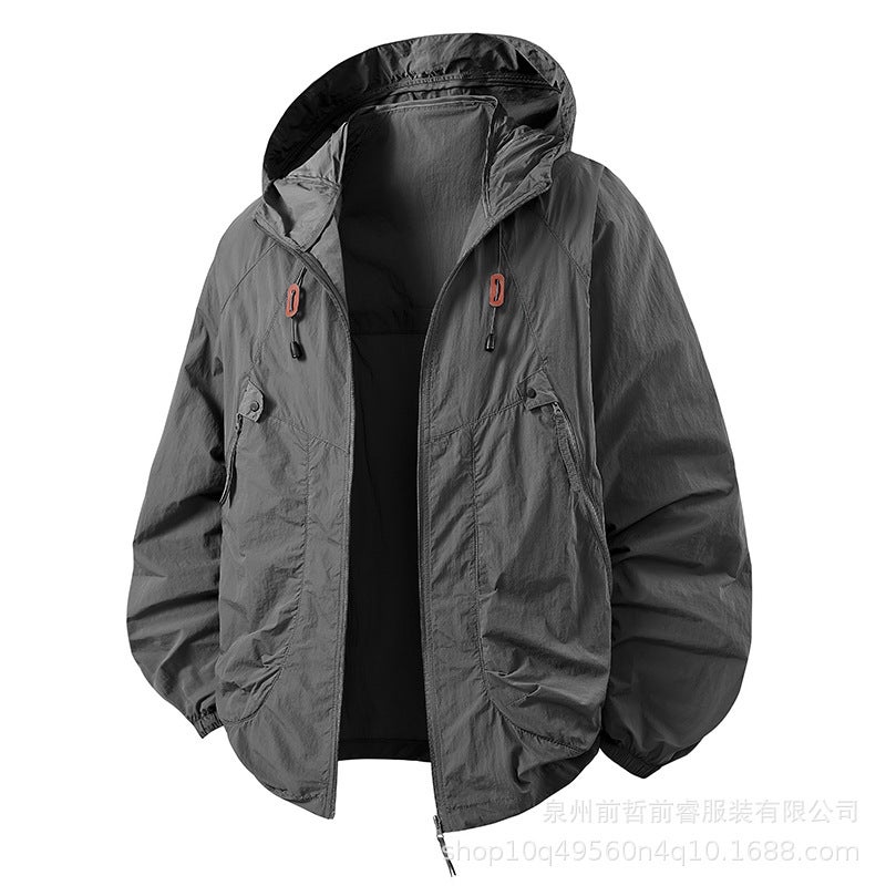 Hooded Sun Protection Clothing Suit For Men, Skin Clothing For Couples, Breathable Outdoor Sun Protection Clothing For Fishing, Skin Clothing For Women - Image 2