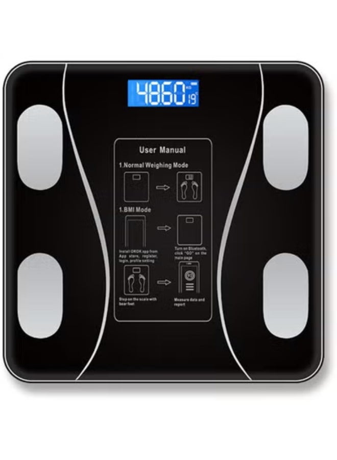 Digital Personal Scale 180kg Smart Body Weight Scale with Bluetooth and APP Body Composition Monitor Bluetooth Body Fat Digital Scale-Packaging May Vary - Image 3