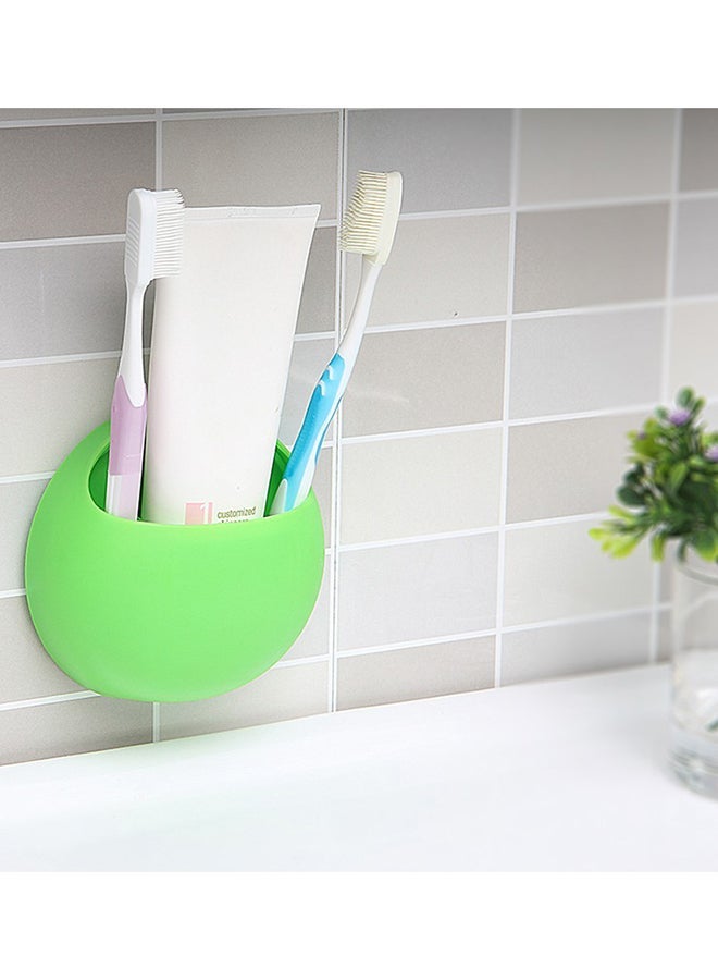 NIBEMINENT 3-Piece Multifunction Toothpaste Holder With Suction Cup Multicolour - Image 2