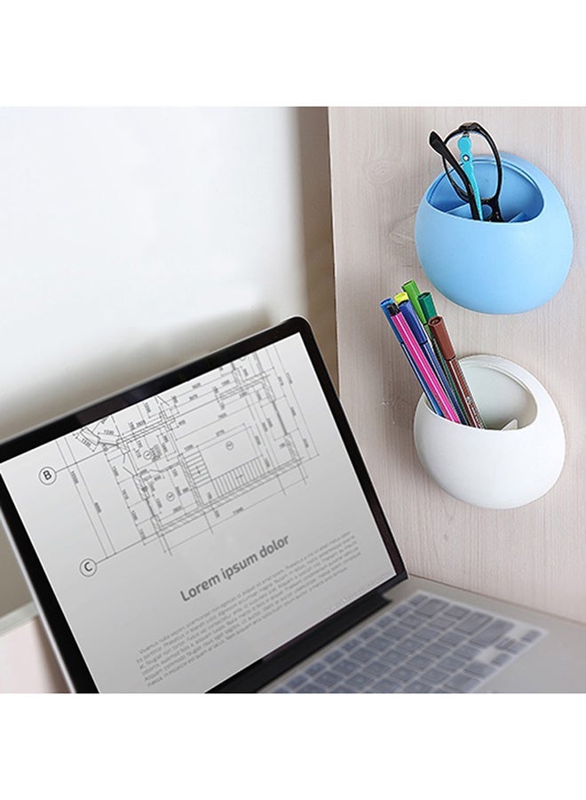 NIBEMINENT 3-Piece Multifunction Toothpaste Holder With Suction Cup Multicolour - Image 3