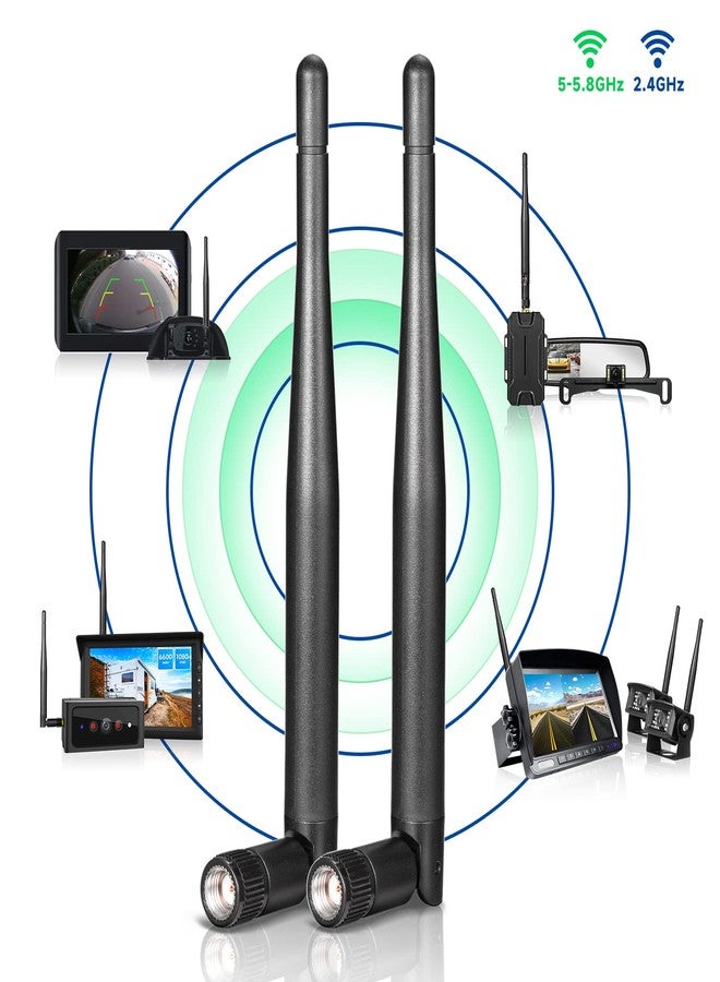 BINGFU هوائي Bingfu WiFi لكاميرات الرجوع للخلف في سيارات Furrion (عبوة من قطعتين) - Image 4