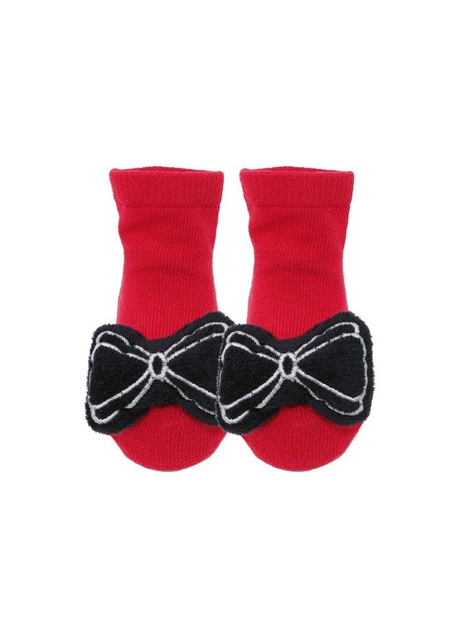 Bowbear Adorable Baby 6 Pair Non-Skid Bootie Socks, Pretty in Pink, 0-12 Months - Image 5