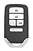 AYGUCEKE Smart Replacement Key Fob Cover Case fit for 2016 2017 2018 2019 2020 2021 Honda Accord Civic CRV Pilot Odyssey Passport Insight EX EXL Touring Keyless Entry Key Fob Shell - Image 2