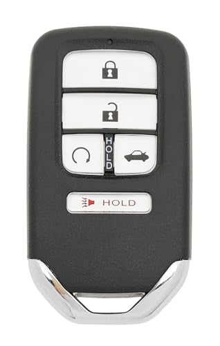 AYGUCEKE Smart Replacement Key Fob Cover Case fit for 2016 2017 2018 2019 2020 2021 Honda Accord Civic CRV Pilot Odyssey Passport Insight EX EXL Touring Keyless Entry Key Fob Shell - Image 1