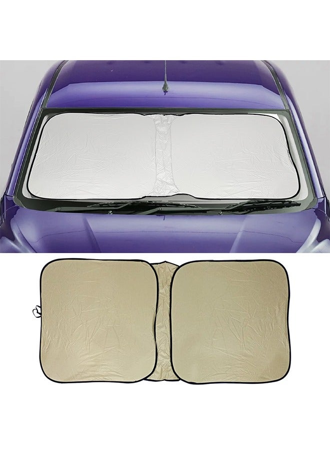مظلة واقية من الشمس للسيارة الزجاج الأمامي للسيارة القابلة للطي - Image 1