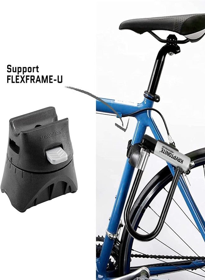 Kryptonite KryptoLok Combo Bike U-Lock, Anti-Theft Security, 12.7mm Steel Shackle, 4-Digit Resettable Combination, U-Shape, Black - Image 4