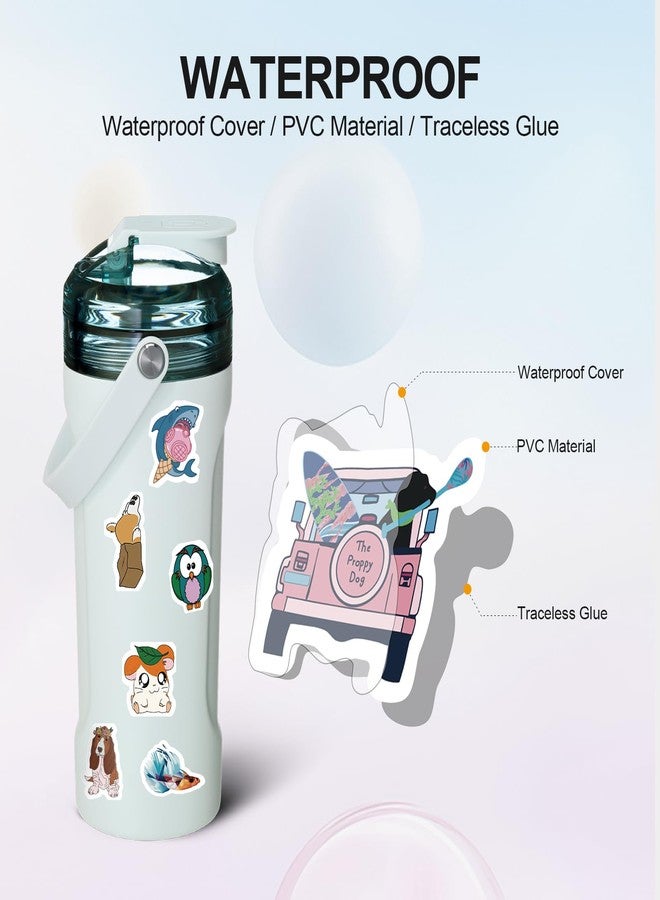 Arme 400Pcs Animal Stickers Pack, Cute Animal Stickers Waterproof, Pet Stickers for Toddlers Kids Teens Girls Boys, Colorful Vinyl Stickers for Water Bottles Computer Skateboad Phone Notebooks - Image 4