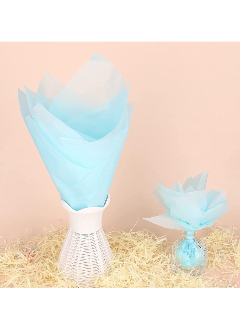 MARKQ Light Blue Gift Wrapping Tissue Paper Sheets for DIY Crafts, Gift Bags, Holidays, Birthdays, 50 x 75 cm (50 Sheets)…  - Image 3