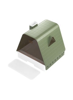 Cat Litter Box - Stylish & Functional for Indoor Cats - Large Space, Leak-Proof, and Odor-Free - Includes Litter Scoop