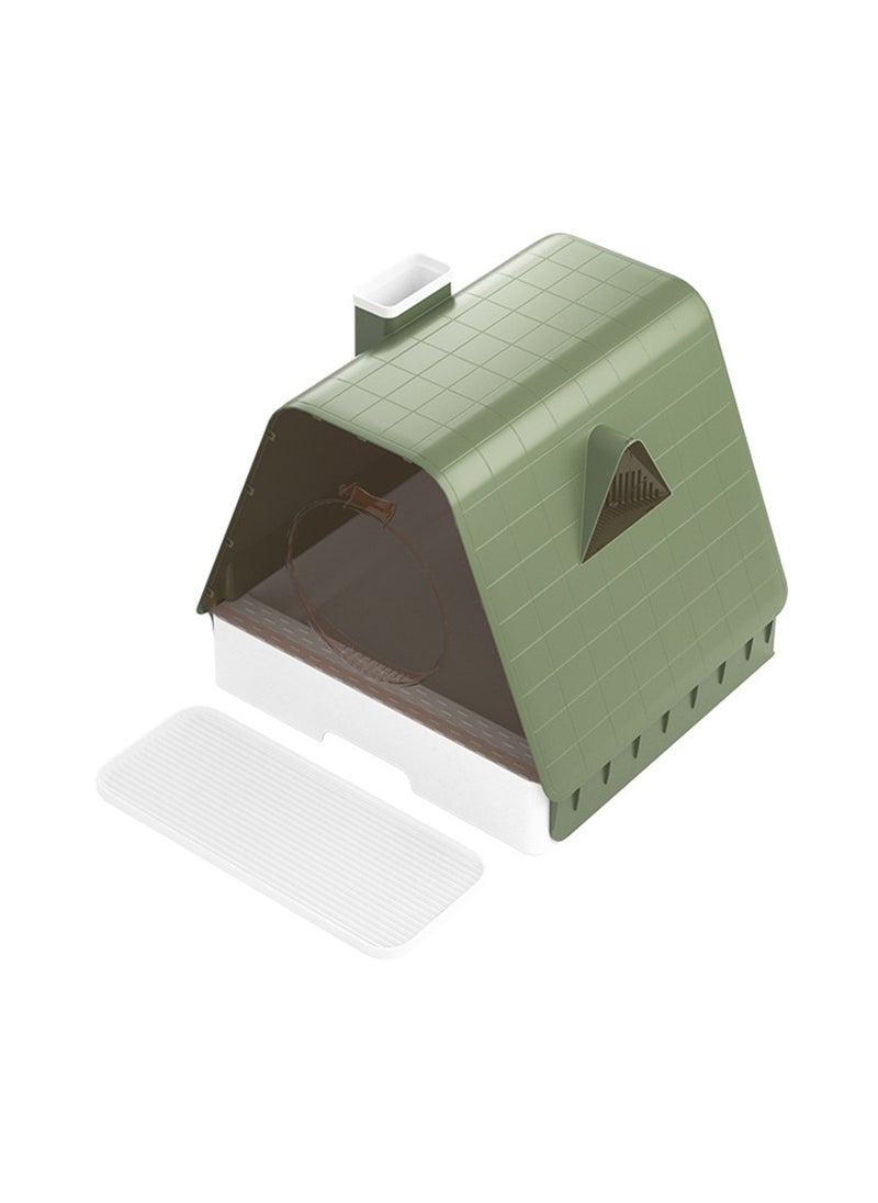 Arabest - Cat Litter Box - Stylish & Functional for Indoor Cats - Large Space, Leak-Proof, and Odor-Free - Includes Litter Scoop - Image 1